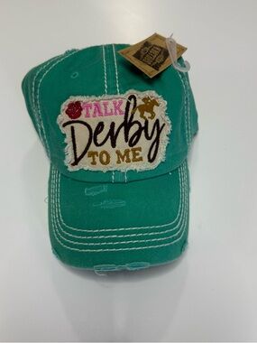 KBETHOS Teal Baseball Cap with Derby Patch